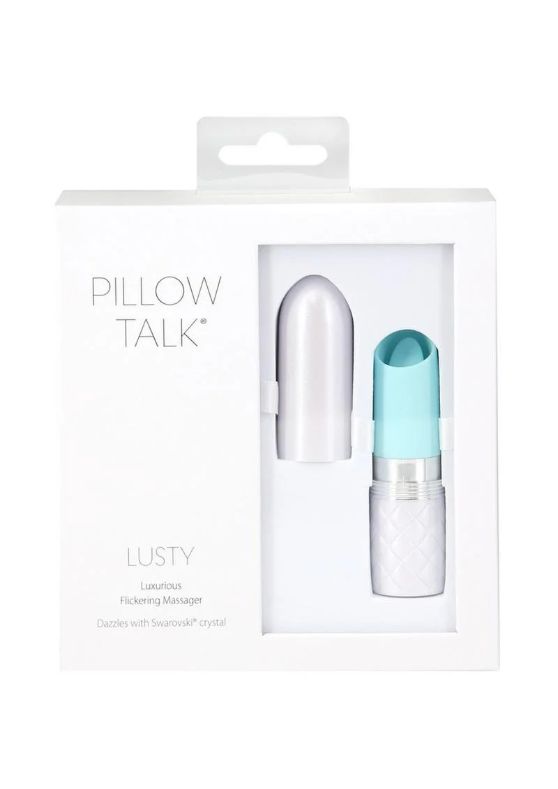 Pillow Talk Lusty Luxurious Flickering Massager Rechargeable Silicone - Image 7