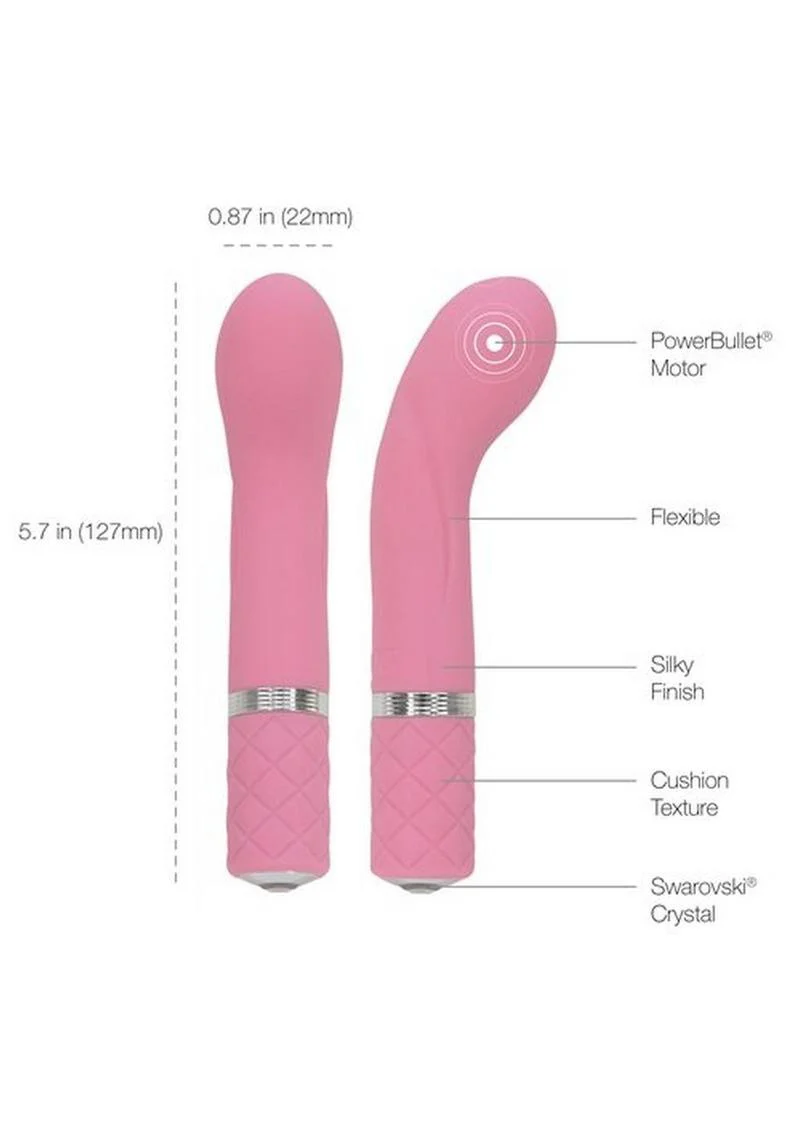 Pillow Talk Racy Rechargeable Mini G-Spot Vibrator with Swarovski - Image 7