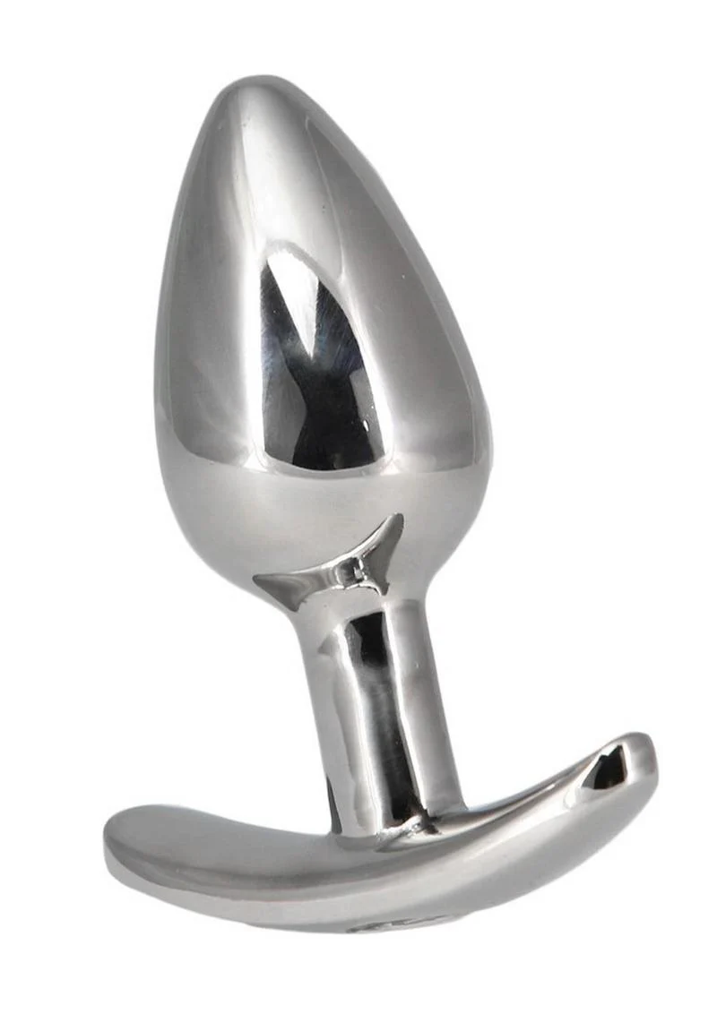 Pillow Talk Sneaky Stainless Steel Anal Plug with Swarovski Crystal