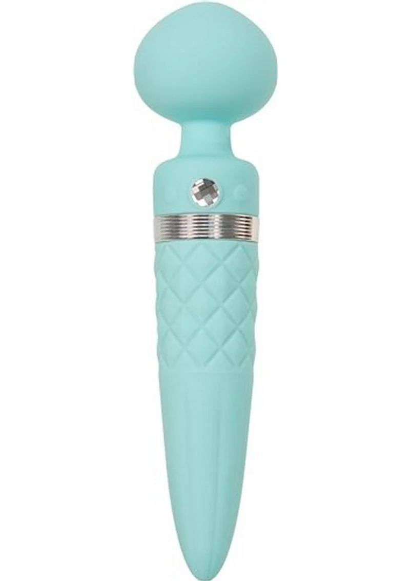 Pillow Talk Sultry Dual-Ended Warming Wand Massager with Swarovski - Image 3