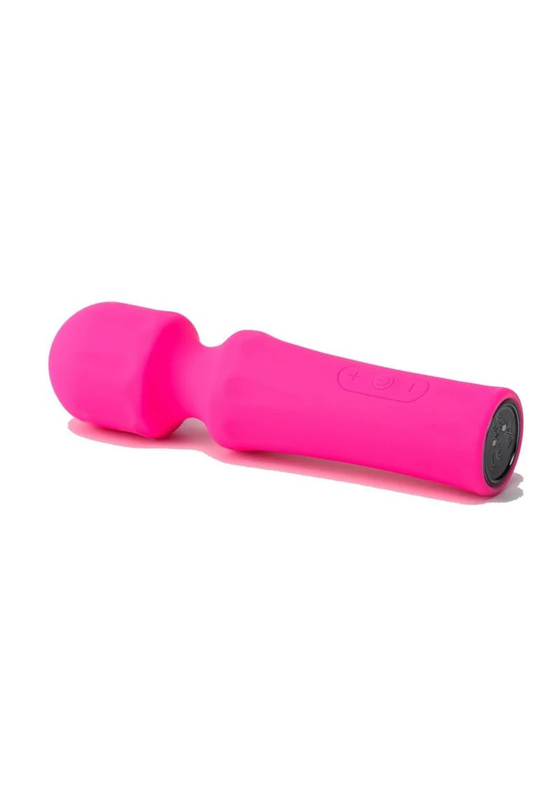 Pink Pussycat Vibrating Mini Wand Rechargeable Massager - Image 2