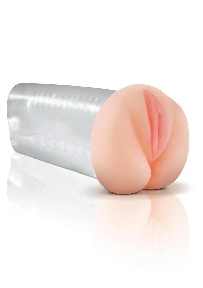 Pipedream Extreme Deluxe See-Thru Stroker Dual Entry Fanta Flesh