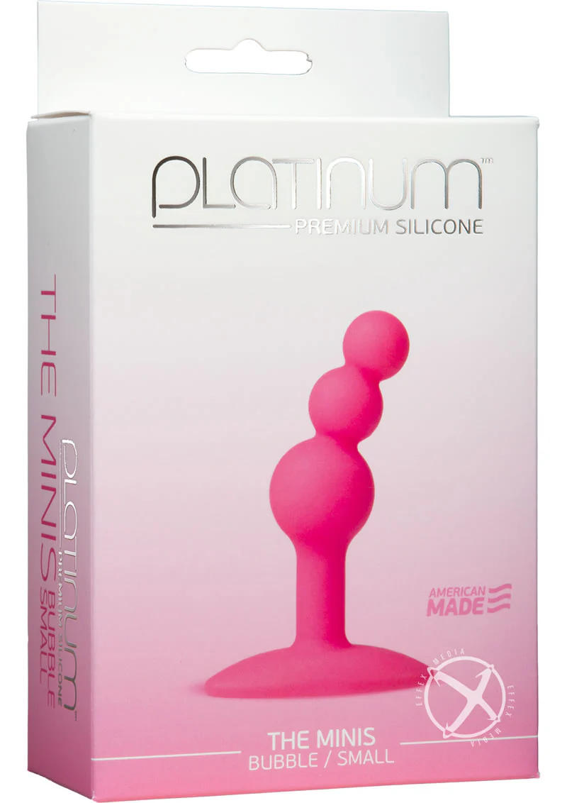 Platinum Premium Silicone The Minis Bubble Small Anal Plug - Image 2
