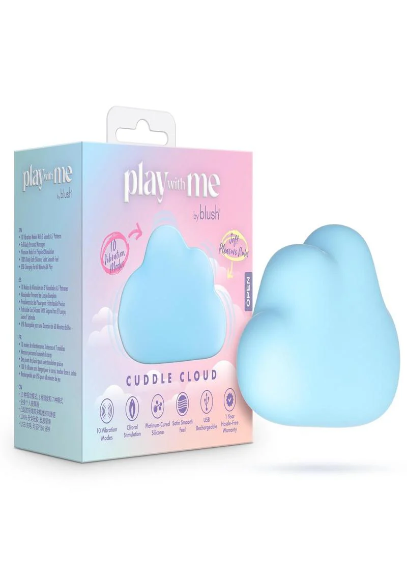 Play With Me Cuddle Cloud Rechargeable Silicone Clitoral Massager - Image 4