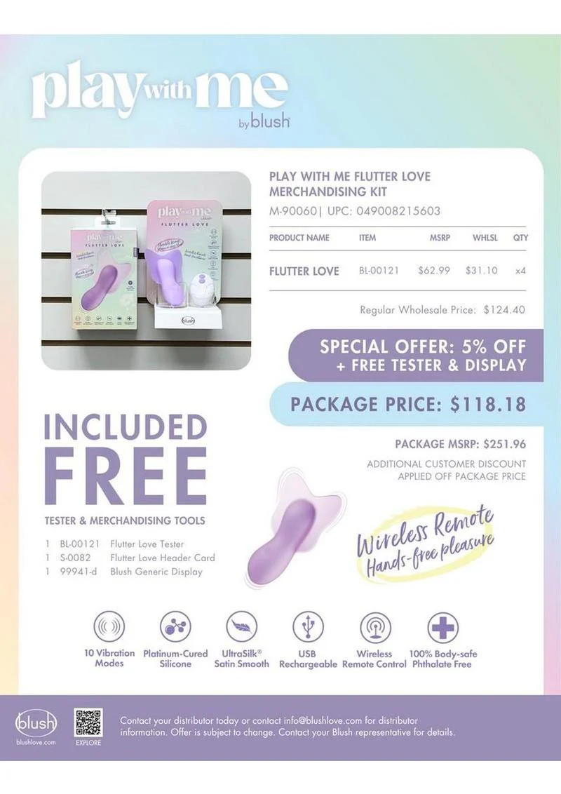 Play with Me Flutter Love Merchandising Kit - Image 2