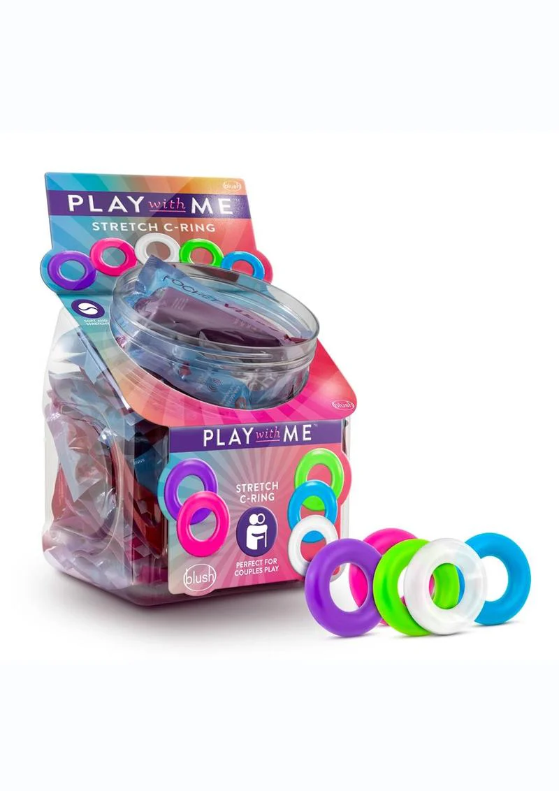 Play With Me Stretch C Ring Assorted Color Silicone - Image 2