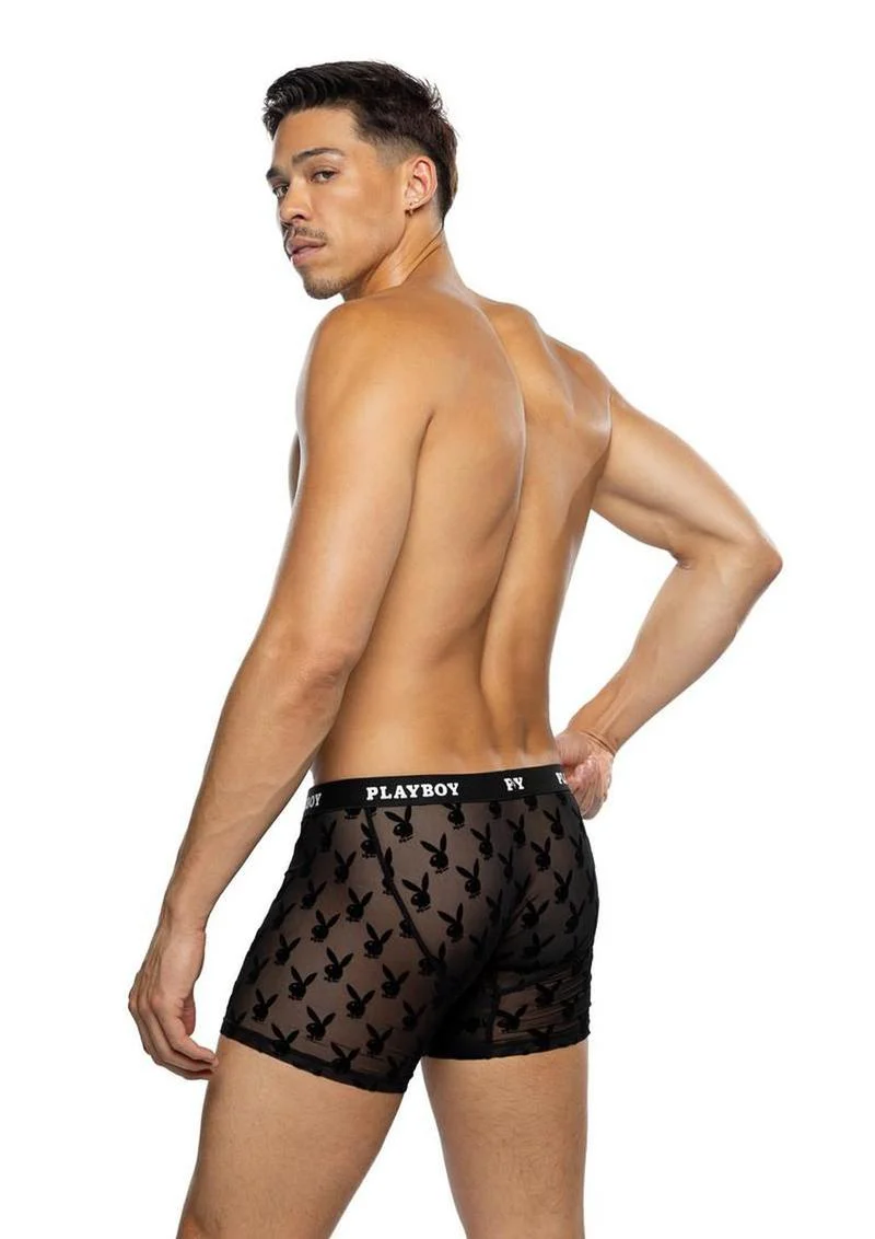 Playboy Men's Burnout Bunny Boxer Briefs - 1xlarge - Image 2
