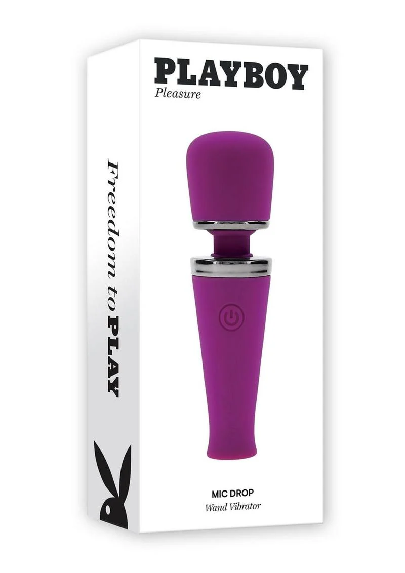 Playboy Mic Drop Wand Vibrator – Rechargeable & Powerful - Image 4