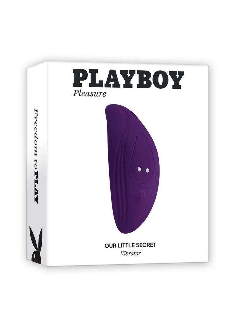 Playboy Our Little Secret Rechargeable Silicone Panty Vibe with Remote Control - Image 4