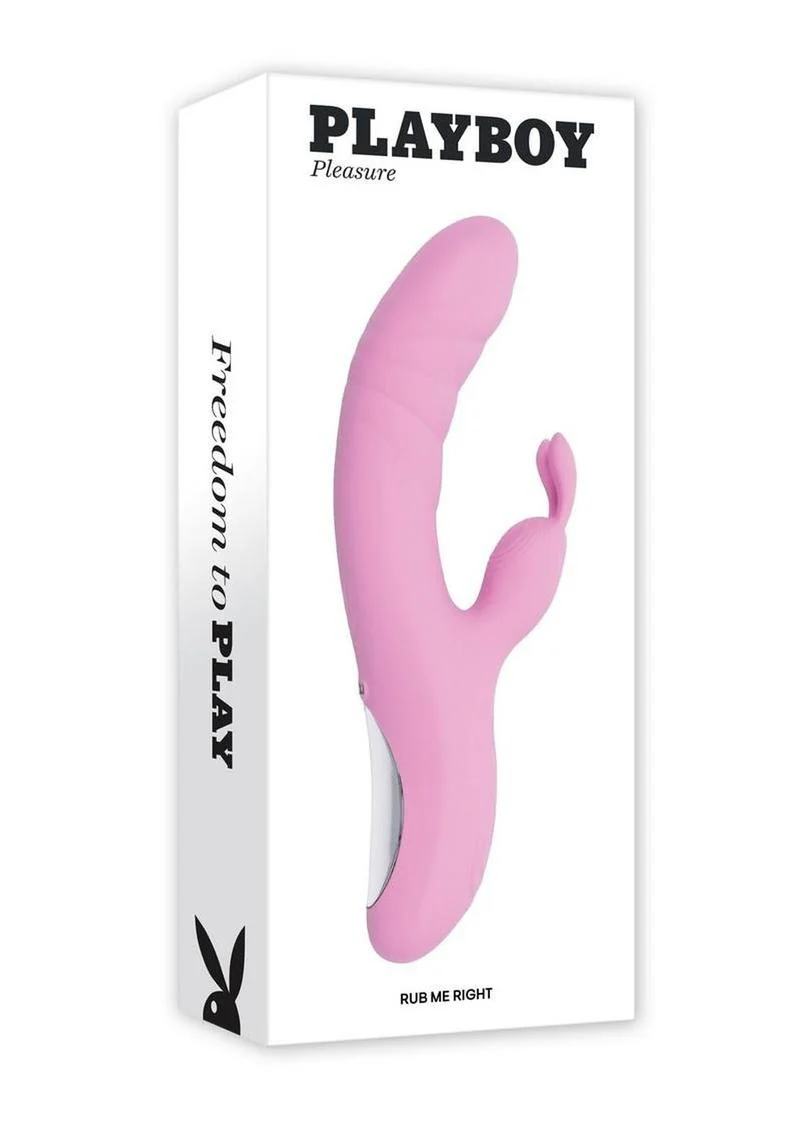 Playboy Rub Me Right G-Spot Rabbit Vibrator - Image 4