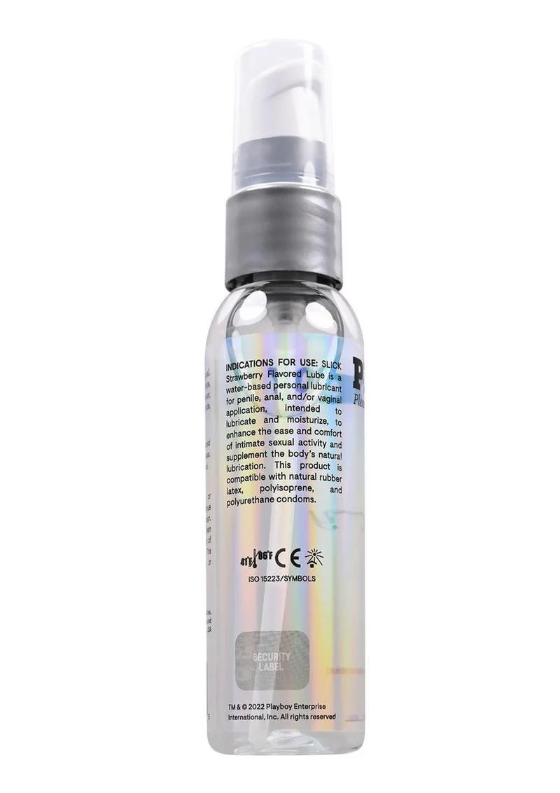 Playboy Slick Strawberry Flavored Lubricant - Image 4