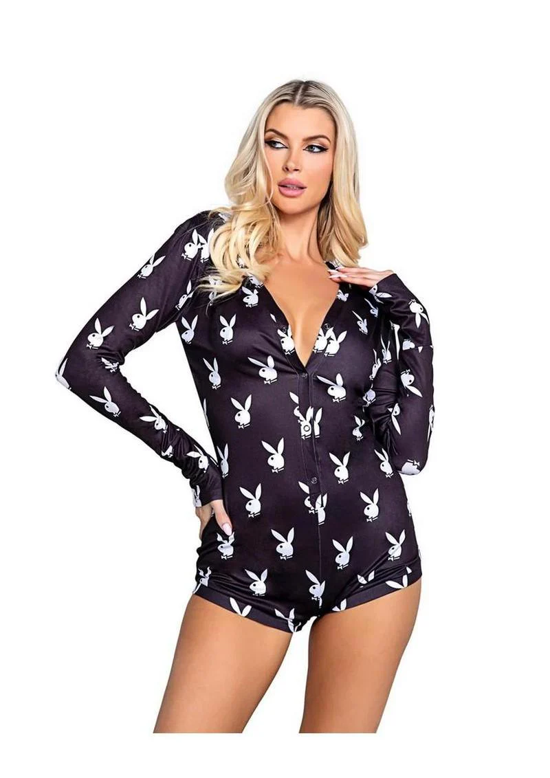 Playboy Slumber Bunny Romper - Image 9