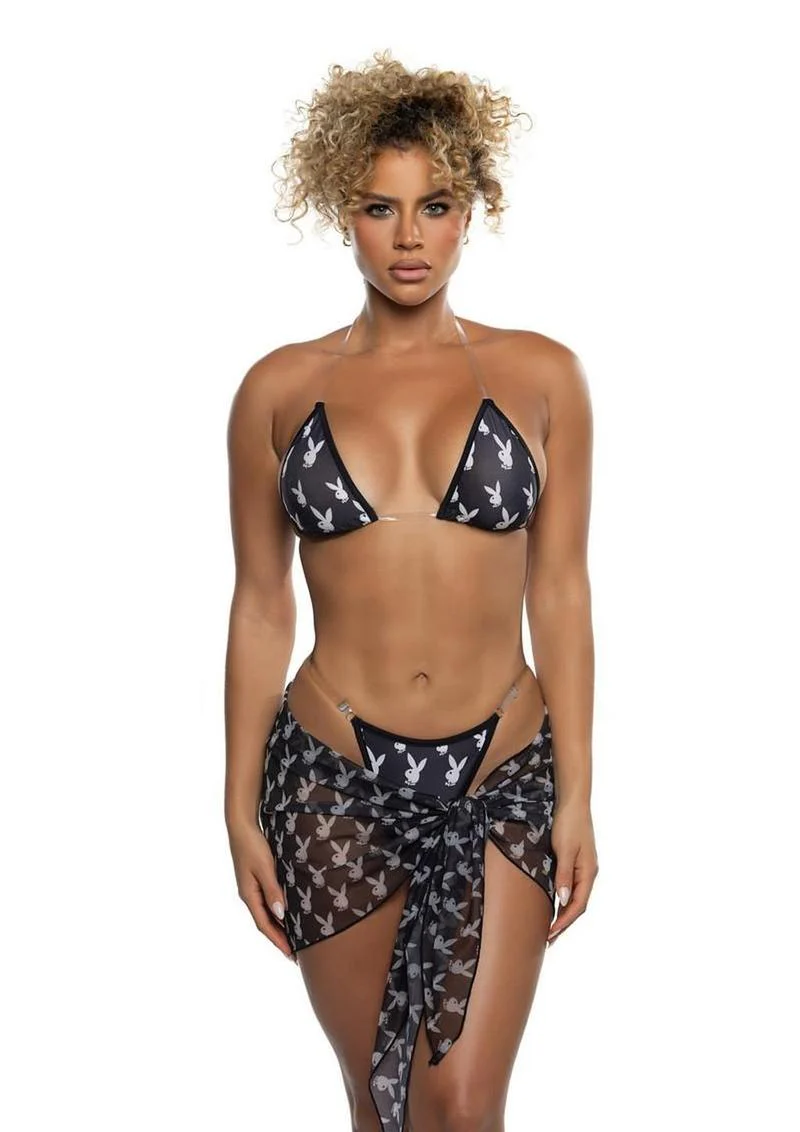 Playboy Splash Bunny Bikini Set