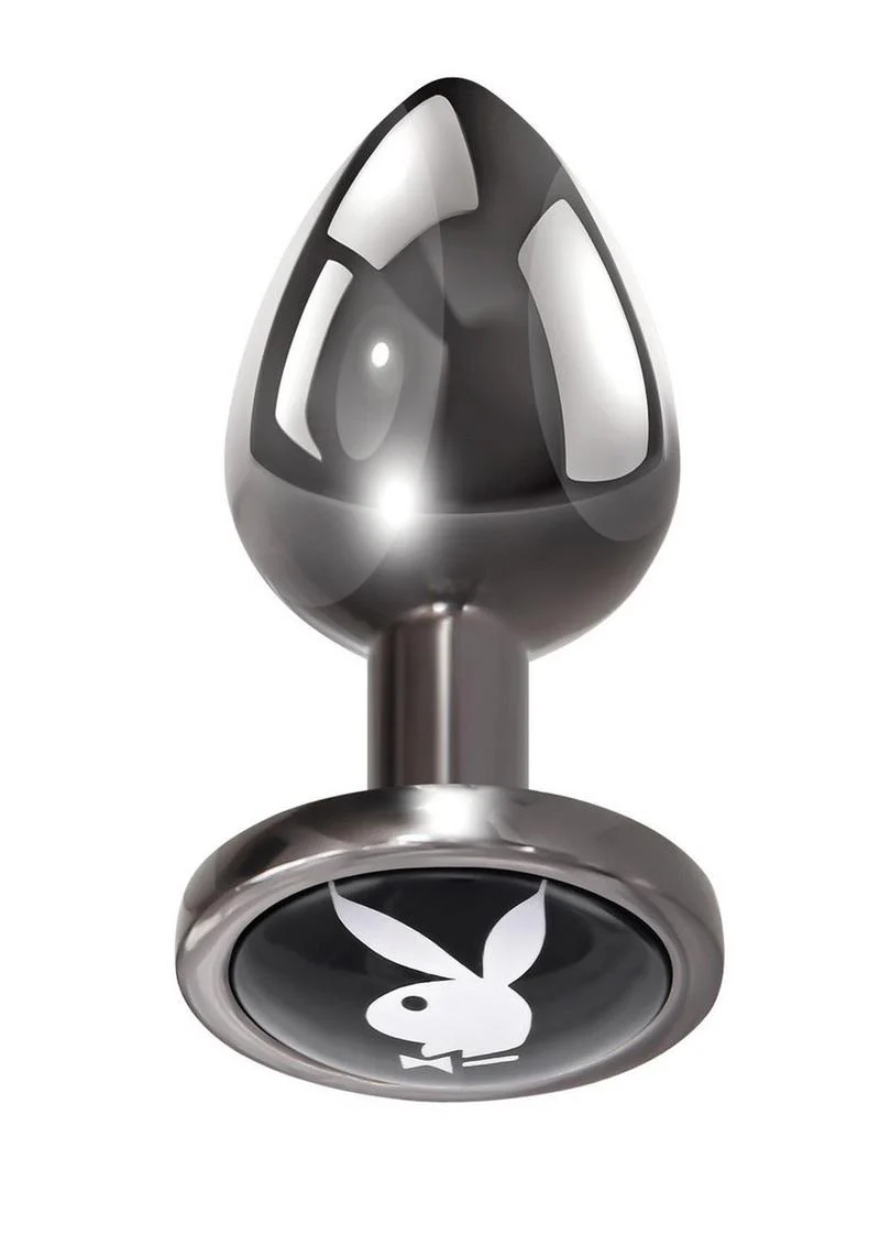 Playboy Tux Metal Butt Plug with Iconic Logo - Image 2