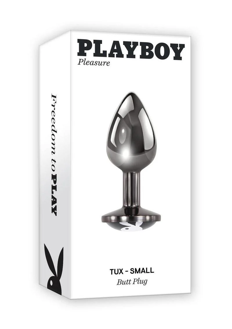 Playboy Tux Metal Butt Plug with Iconic Logo - Image 7