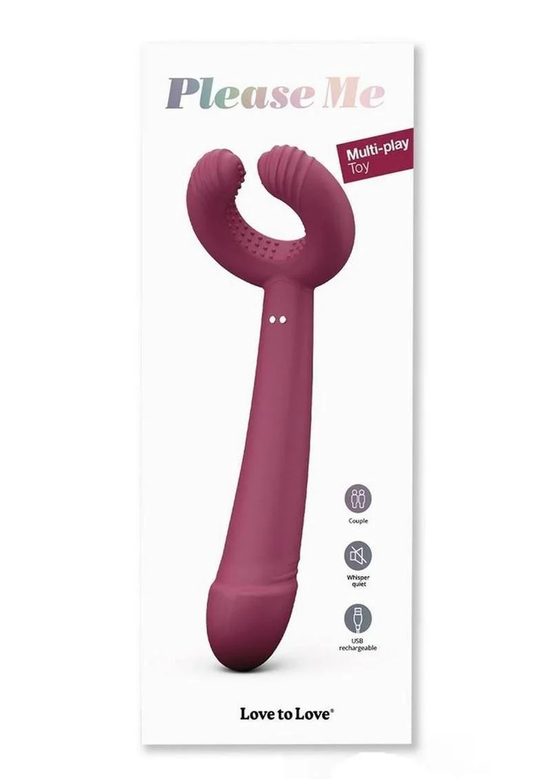 Please Me Rechargeable Silicone Vibrator - Image 6