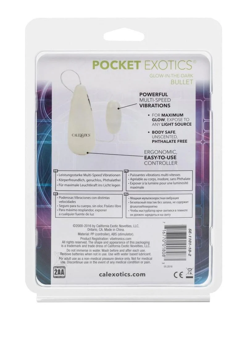 CalExotics Pocket Exotics Glow-in-the-Dark Bullet - Image 3
