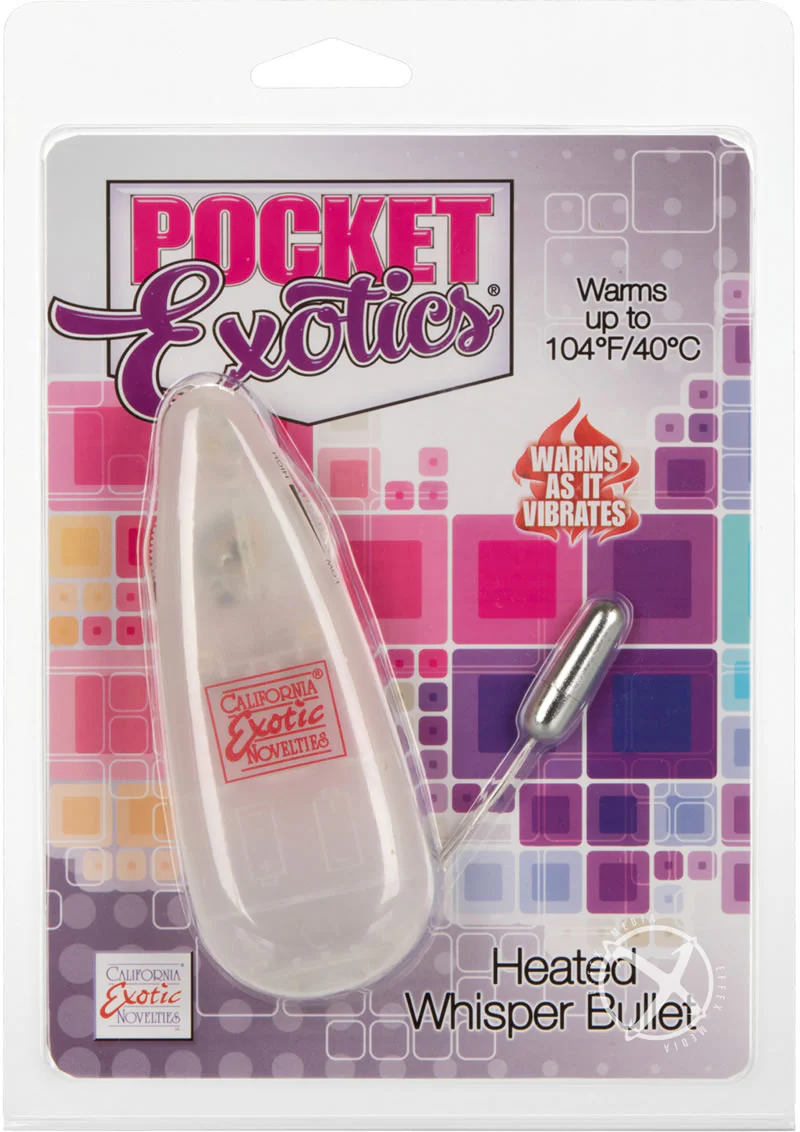 Pocket Exotics Heated Remote Control Whisper Bullet - Image 3