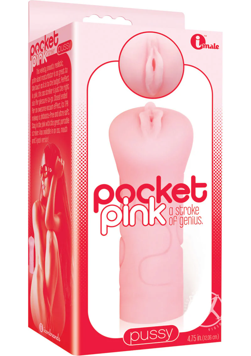 Pocket Pink Mini Pussy Masturbator Soft Realistic Portable Pleasure - Image 2