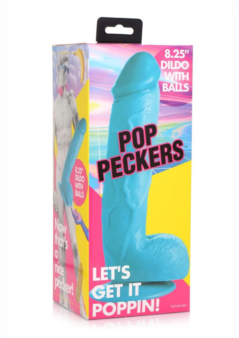 Pop Peckers Dildo With Balls - Image 45
