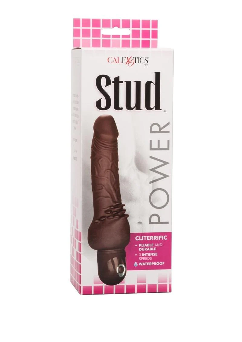 Power Stud Clitterrific Waterproof And Vibrating Dildo - Image 8