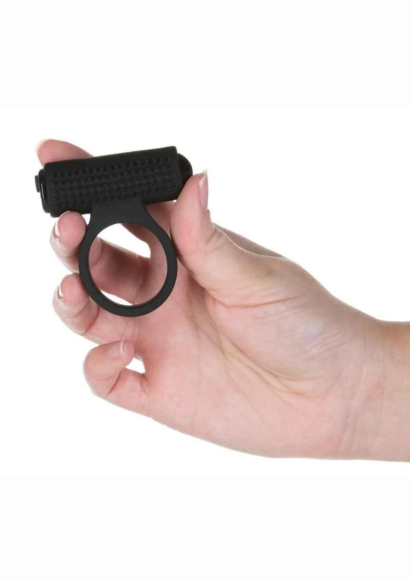 PowerBullet Cosmic Ring Rechargeable Silicone Vibrating Cock Ring - Image 2