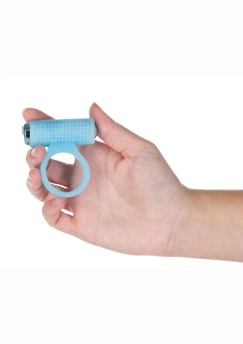 PowerBullet Cosmic Silicone Vibrating Cock Ring - Image 2