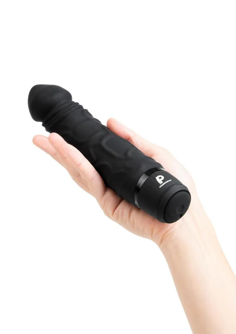PowerCocks 6 Inch Silicone Rechargeable Realistic Vibrator - Image 2