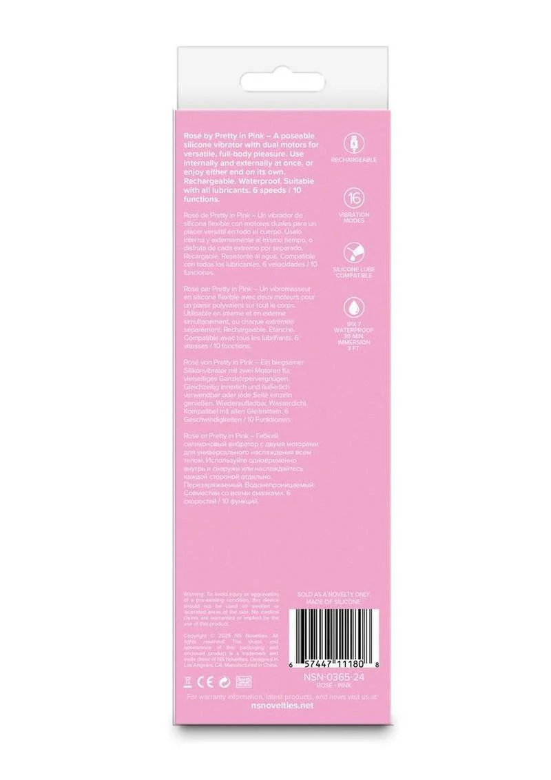 Pretty in Pink Rosé Poseable Vibrator - Image 3