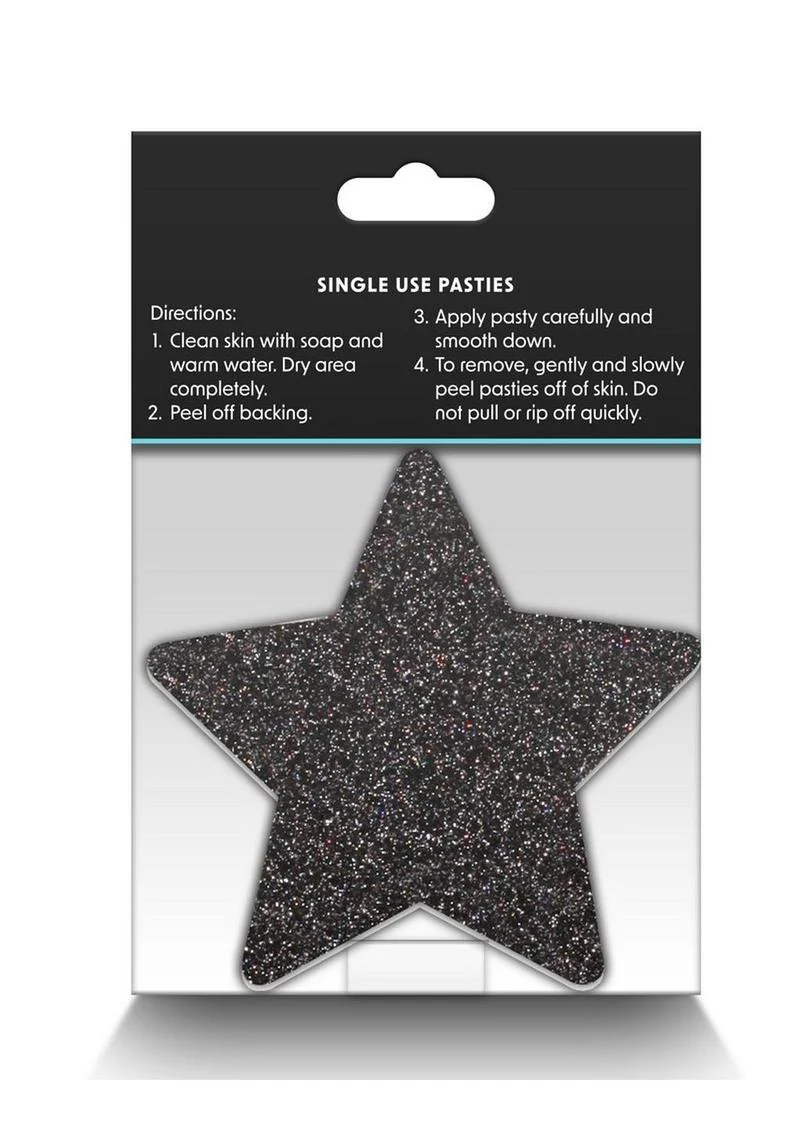 Pretty Pasties Glitter Star Gold 2 Pairs for Daring Style - Image 4
