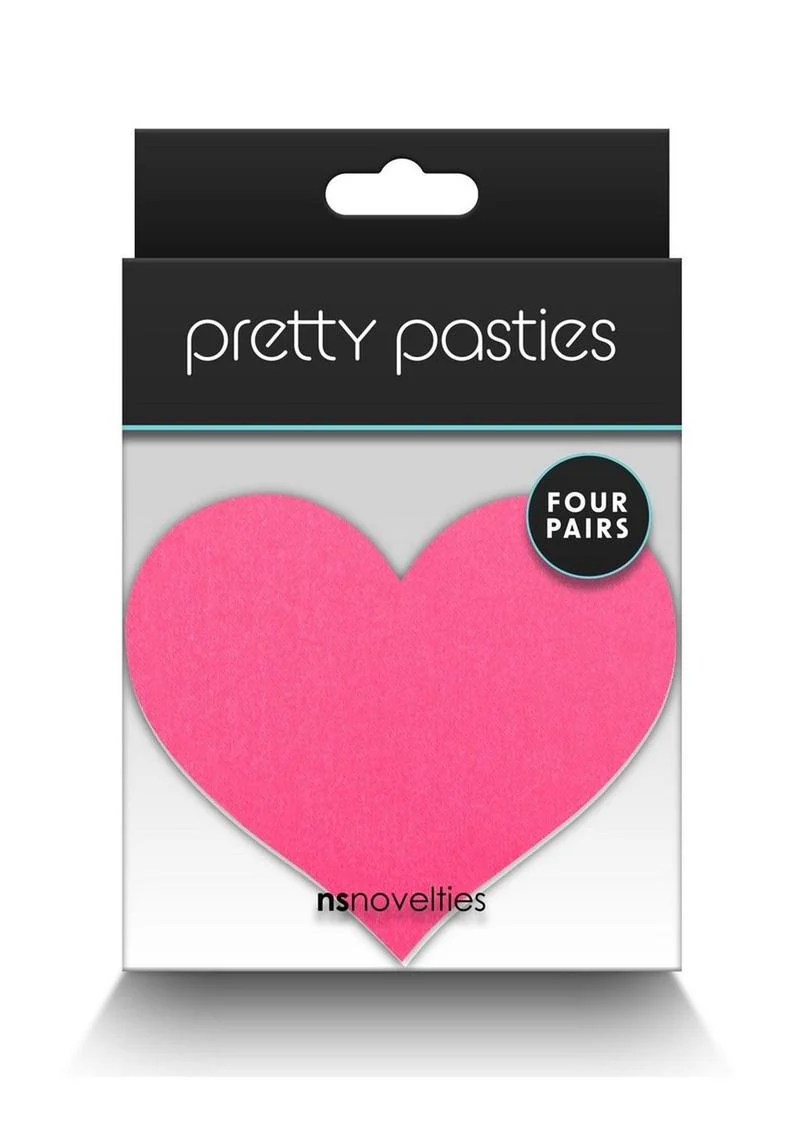 Pretty Pasties Heart II Multicolor Self-Adhesive Nipple Covers - Image 3