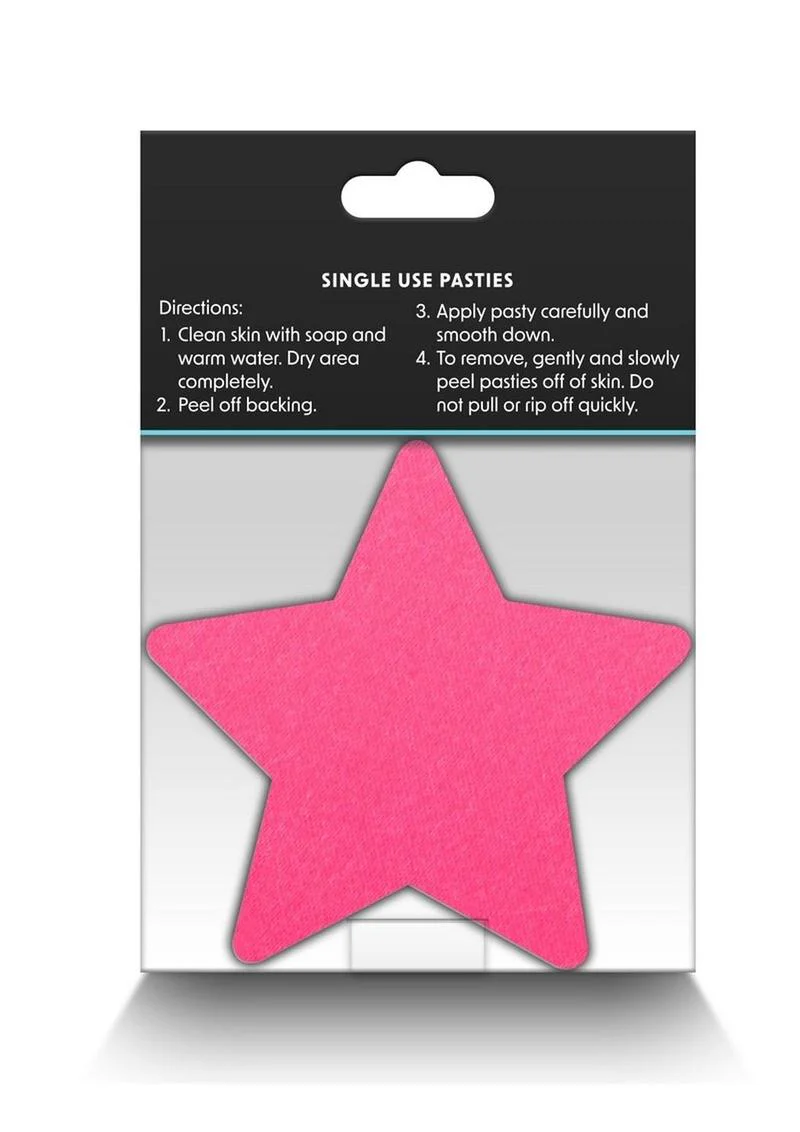 Pretty Pasties Star II Multicolor Self-Adhesive Nipple Covers - Image 2