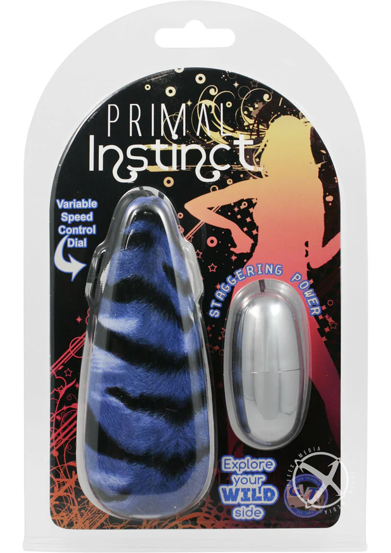Primal Instinct Zebra Print Bullet Vibrator - Image 22