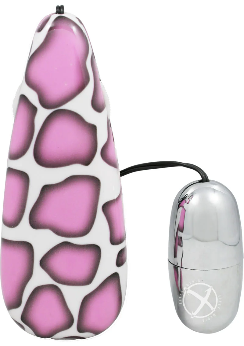 Primal Instinct Zebra Print Bullet Vibrator - Image 3