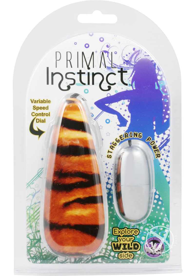 Primal Instinct Remote Control Egg Vibrators - Tiger - Image 3