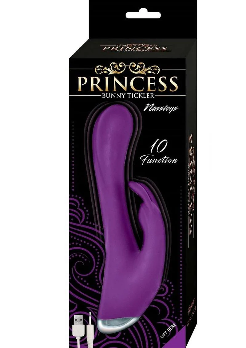 Princess Bunny Tickler Silicone Rabbit Vibrator - Image 7