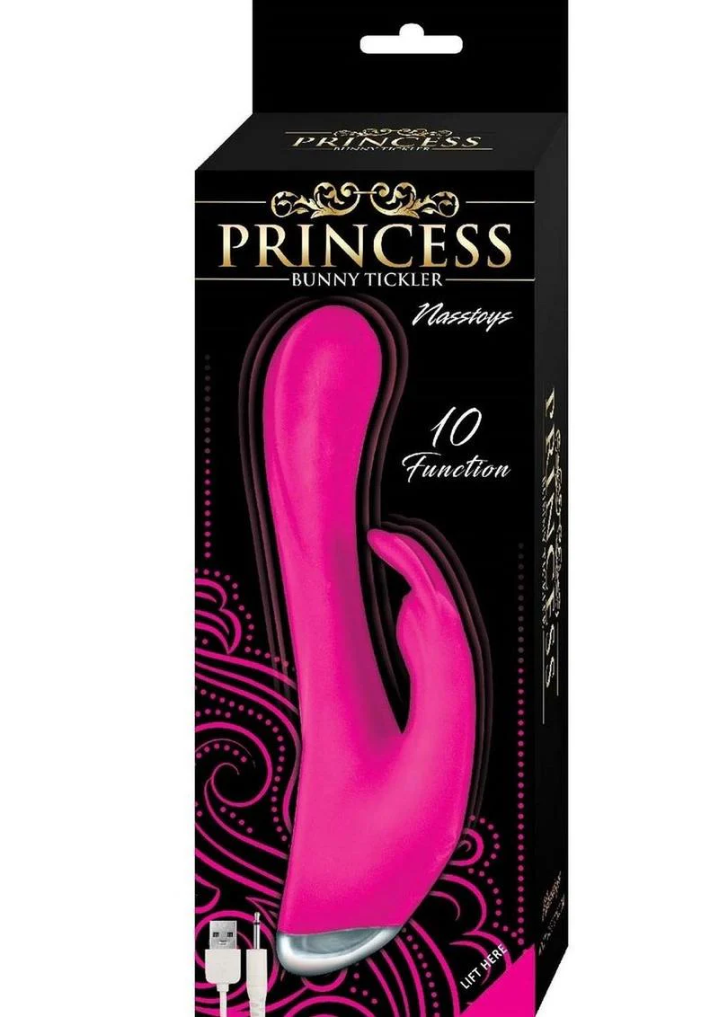 Princess Bunny Tickler Silicone Rabbit Vibrator - Image 8
