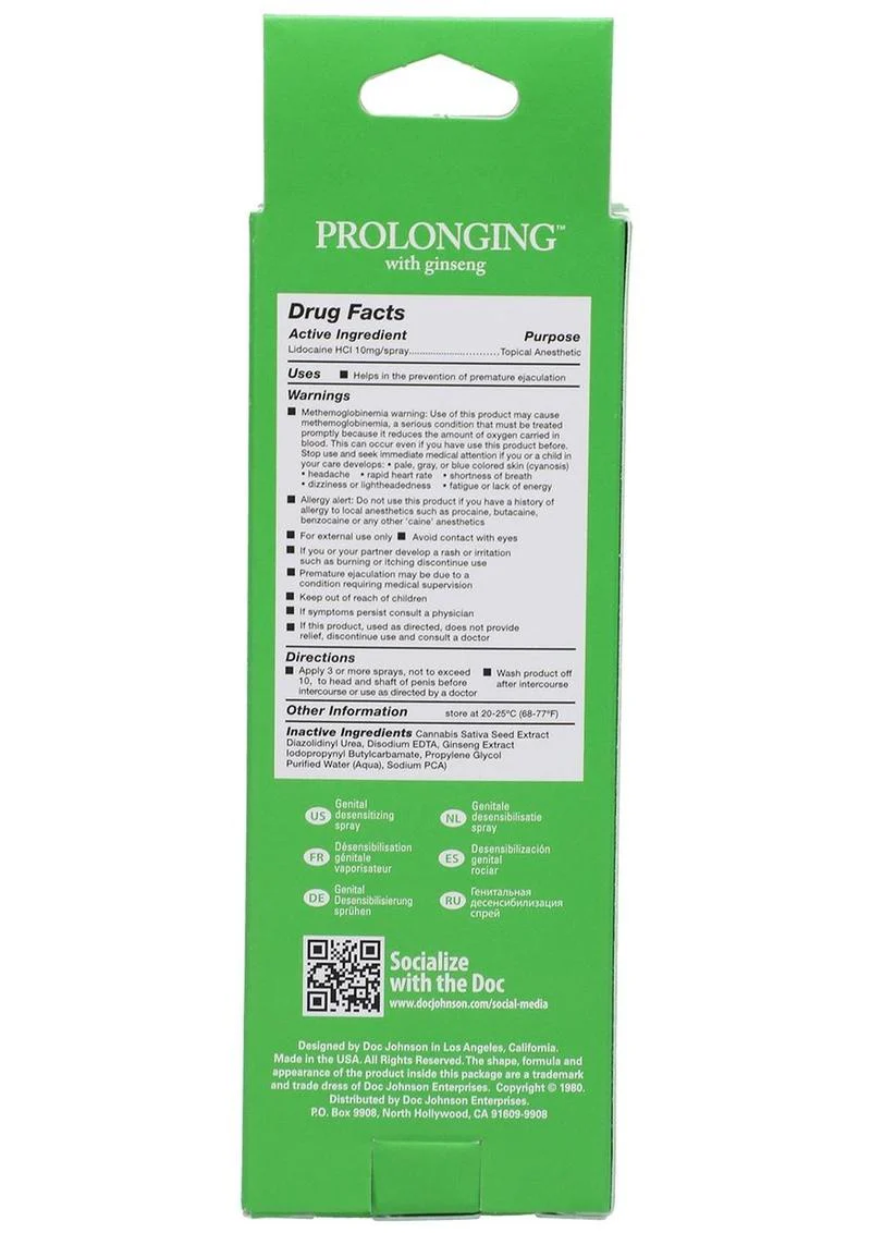 Prolonging Delay Spray with Ginseng for Men - Image 3