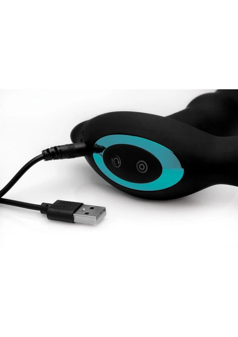 Prostatic Play Curved Rotating Prostate Plug with Remote - Image 3
