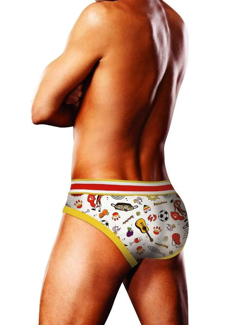 Prowler Barcelona Brief Small White Multicolor Men’s Brief Underwear - Image 2