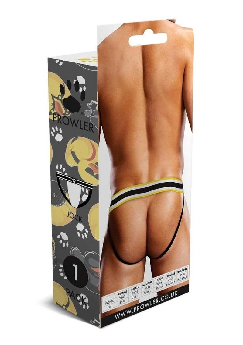 Prowler BDSM Rubber Ducks Men’s Jockstrap Underwear Black Yellow - Image 3