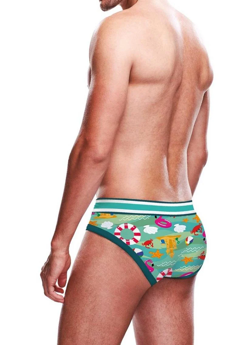 Prowler Beach Men’s Brief Underwear Aqua Swim-Inspired Style - Image 2
