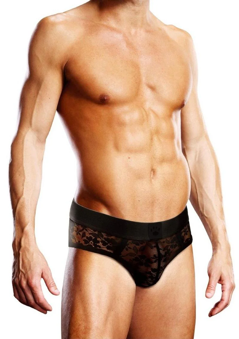 Prowler Black Lace Brief Sexy Sheer Men’s Underwear - Image 6