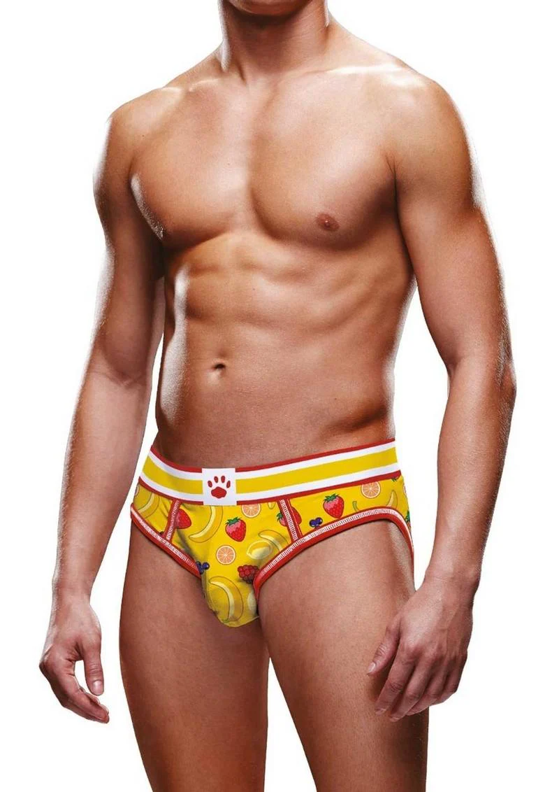 Prowler Fruits Men’s Open Brief Underwear Yellow Playful Comfort - Image 4