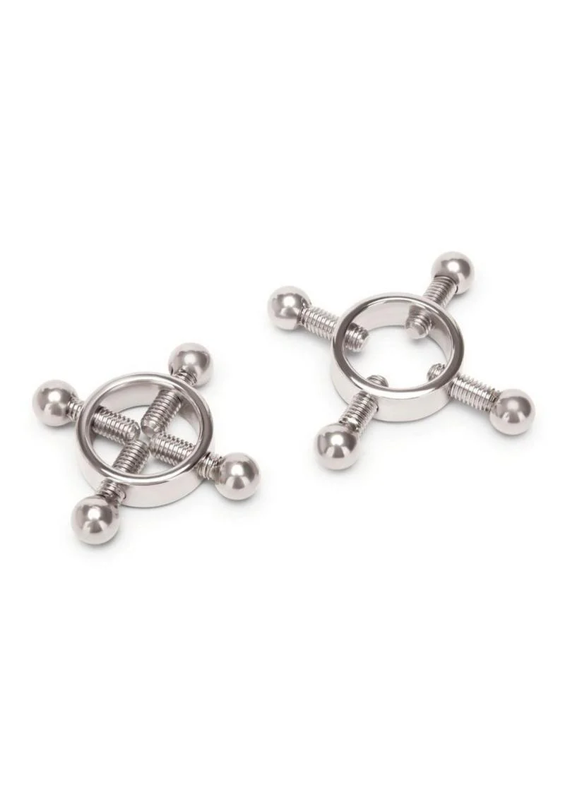 Prowler Red 4-Way Screw Nipple Clamps