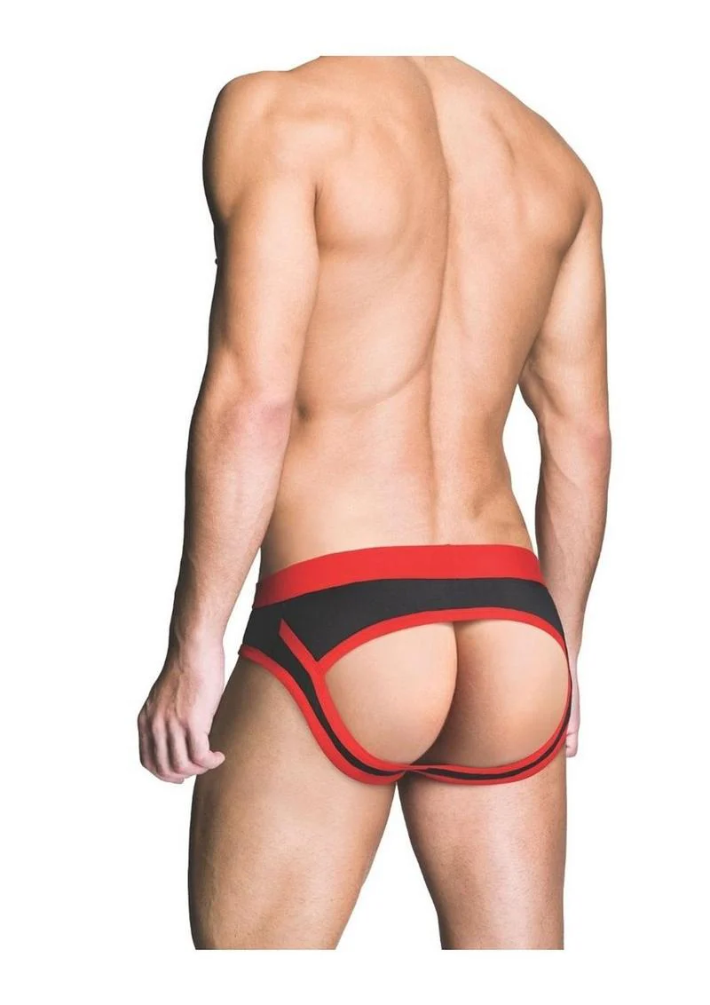 Prowler RED Ass Less Brief Bold Men’s Exposed Back Underwear - Image 4