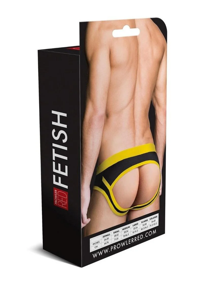 Prowler RED Ass Less Brief Bold Men’s Exposed Back Underwear - Image 9