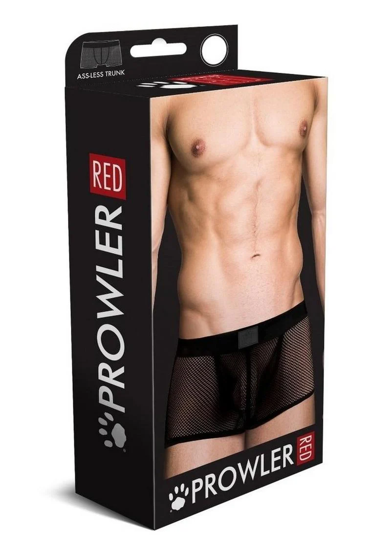 Prowler Red Ass-Less Fishnet Trunk - Image 4