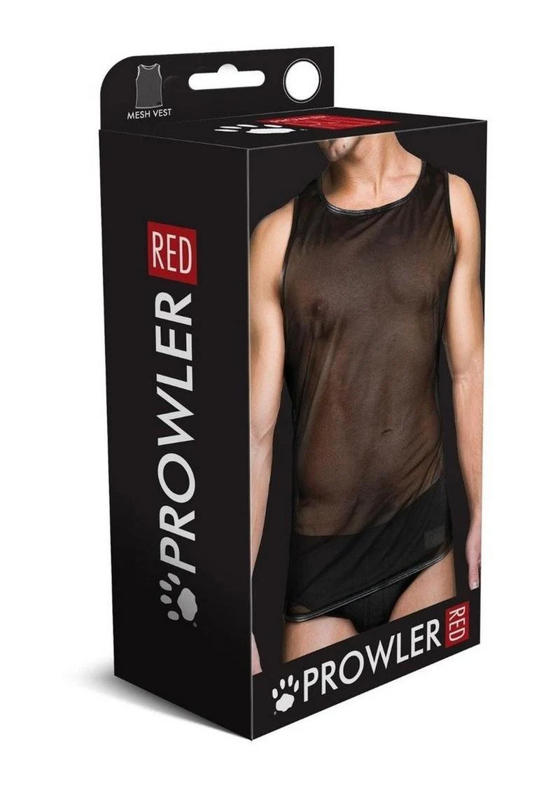 Prowler Red Bold Mesh Design Vest - Image 4