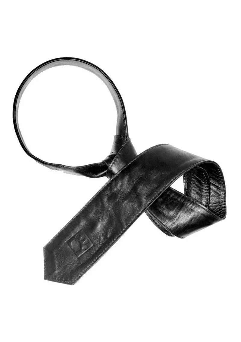 Prowler Red Leather Tie Black Stylish and Durable - Image 3